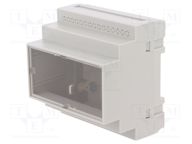 Enclosure: for DIN rail mounting; Y: 90mm; X: 87mm; Z: 65mm; ABS