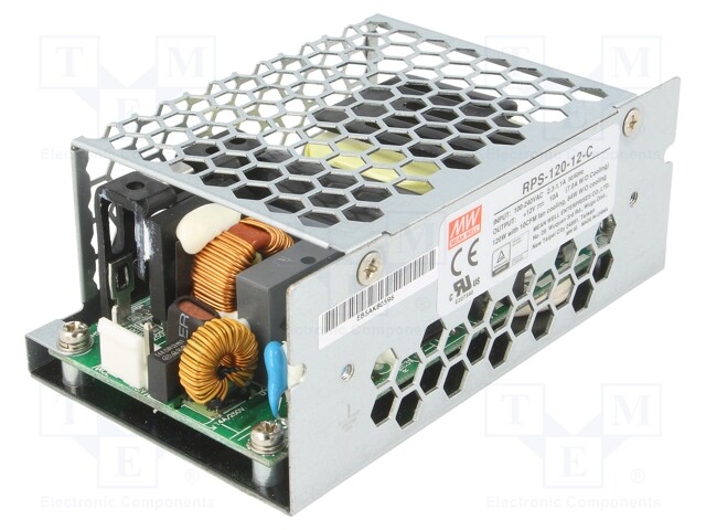 Power supply: switched-mode; 120W; 113÷370VDC; 80÷264VAC; OUT: 1