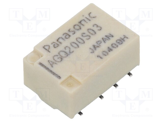 Relay: electromagnetic; DPDT; Ucoil: 4.5VDC; 0.3A/125VAC; 2A/30VDC