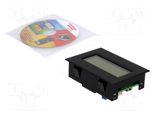 Display: LCD; alphanumeric; 20x4; 3.72mm; 5VDC; Features: smart