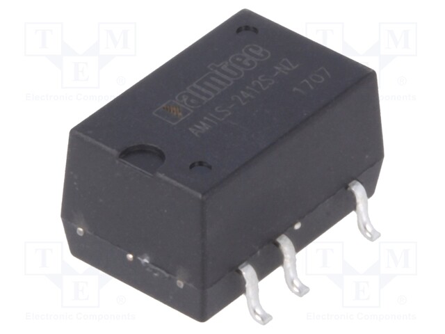 Converter: DC/DC; 1W; Uin: 21.6÷26.4V; 12VDC; Iout: 84mA; SMD; 1.5g