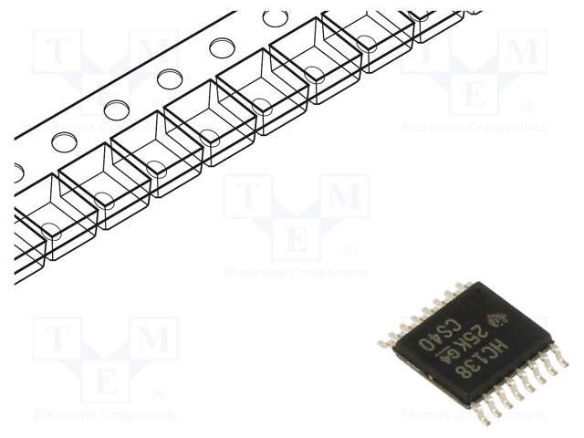 IC: digital; 3 to 8 line,decoder,demultiplexer; SMD; TSSOP16