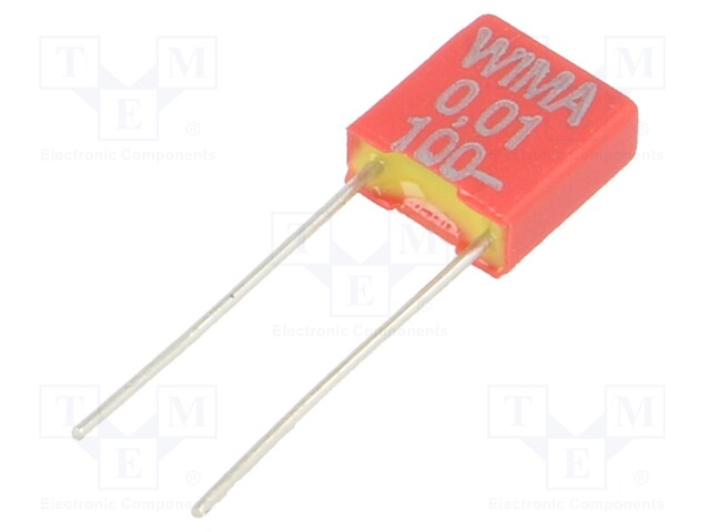 Capacitor: polyester; 10nF; 63VAC; 100VDC; Pitch: 5mm; ±5%