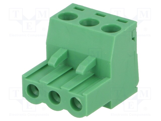 Pluggable terminal block; Contacts ph: 5.08mm; ways: 3; straight