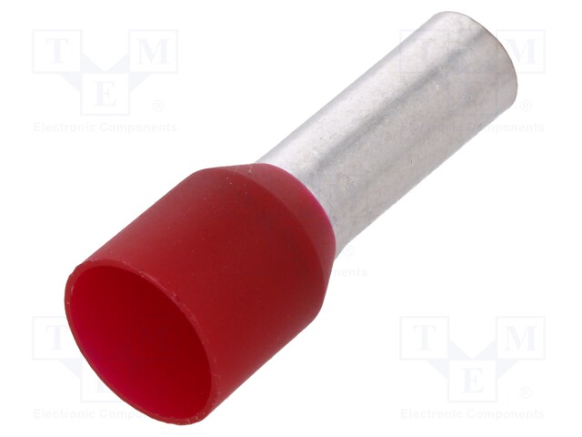 Bootlace ferrule; insulated; copper; Insulation: polypropylene