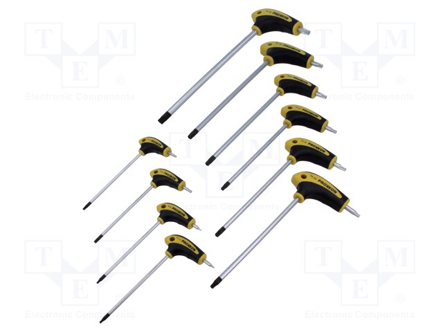 Kit: screwdrivers; Torx® with protection; Kind of handle: T