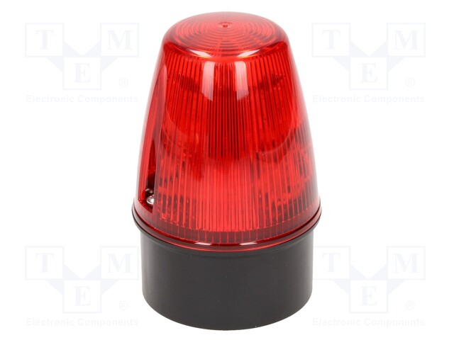 Signaller: lighting; continuous light,blinking light; red; IP65