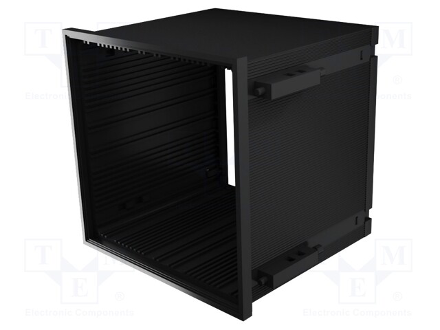 Enclosure: panel; X: 144mm; Y: 144mm; Z: 114mm; ABS + PC,PPO; black