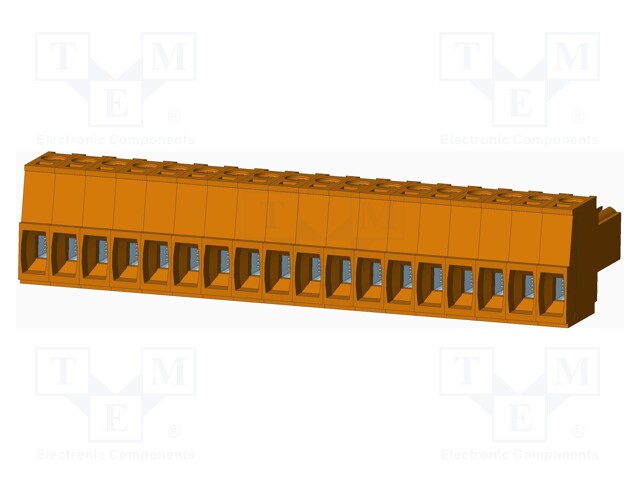 Connector: pluggable terminal block; plug; female; straight; 10A