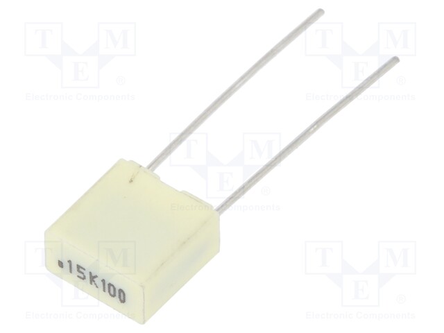 Capacitor: polyester; 2.2nF; 200VAC; 400VDC; Pitch: 5mm; ±5%