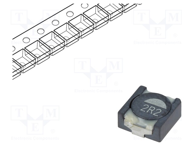 Inductor: ferrite; SMD; 2.2uH; 5.4A; 10mΩ; ±20%; Series: RLF