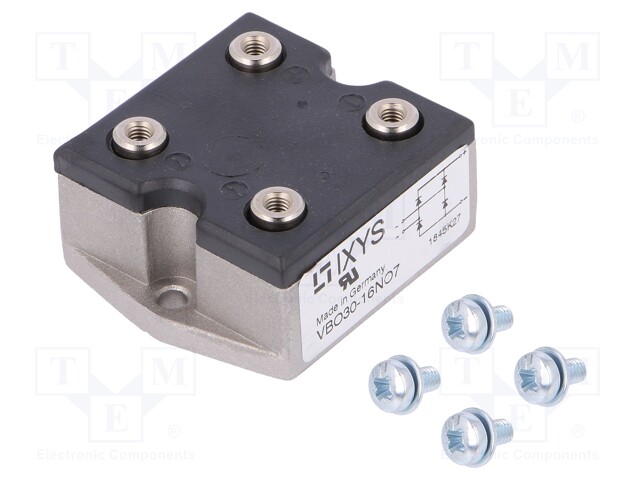 Single-phase bridge rectifier; Urmax: 1.6kV; If: 25A; Ifsm: 400A