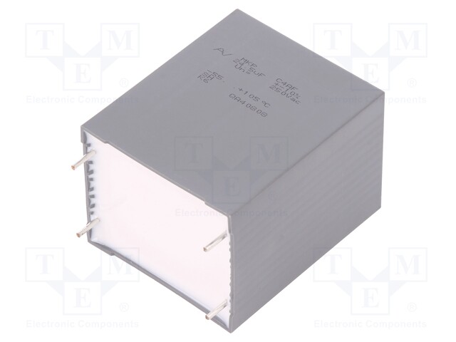 Capacitor: polypropylene; 24.5uF; ESR: 1.2mΩ; C4AF; THT; ±10%