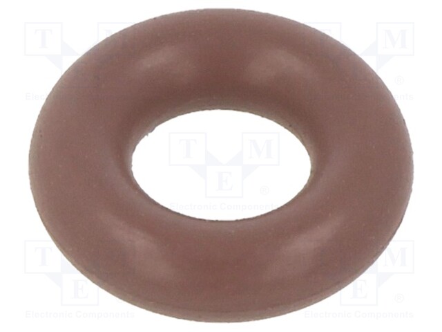 O-ring gasket; FPM; D: 3.53mm; Øint: 5.94mm; brown; -20÷200°C