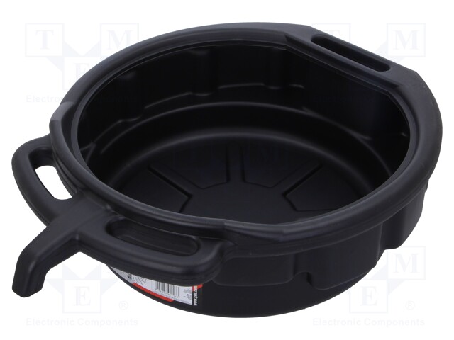 Oil drain pan; polyetylene; 15l