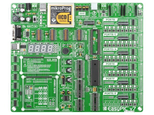 Dev.kit: Microchip PIC; Family: dsPIC; Comp: dsPIC30F4013