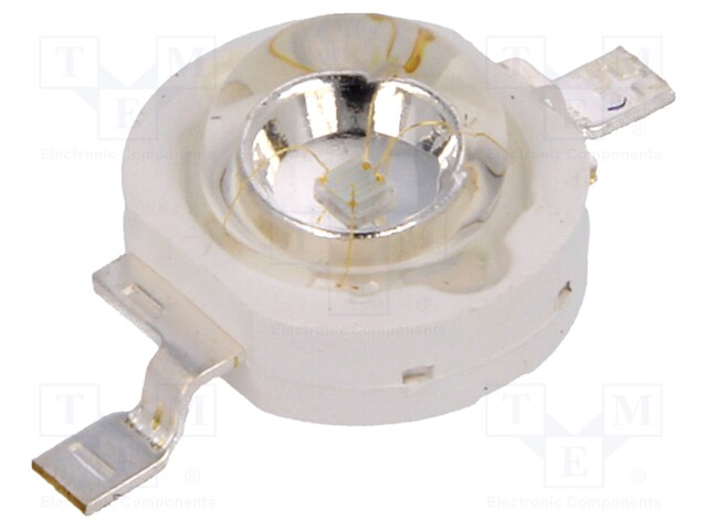 Power LED; EMITER; blue; 455-465nm; 15÷20lm; 140°; P: 1W; 3÷4V