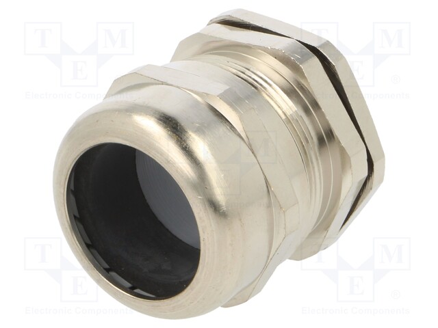 Cable gland; IP68; Mat: brass; Body plating: nickel