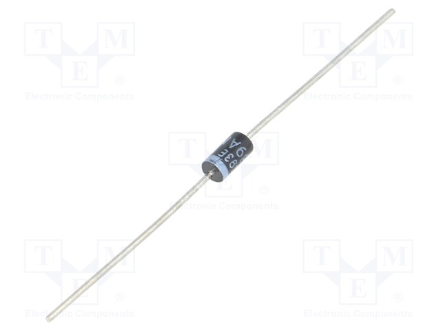 Diode: Zener; 5W; 27V; Ø9,52x5,21mm; single diode; 500nA