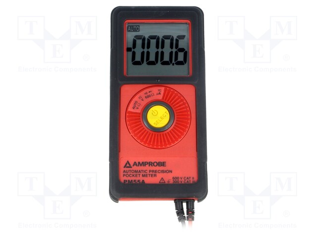 Digital multimeter; LCD (6000); 5x/s; VDC: 1m÷6/60/600V