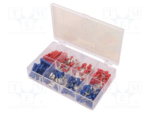 Kit: connectors; insulated; 150pcs.