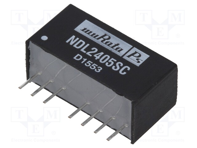 Converter: DC/DC; 2W; Uin: 18÷36V; 5VDC; Iout: 400mA; SIP8