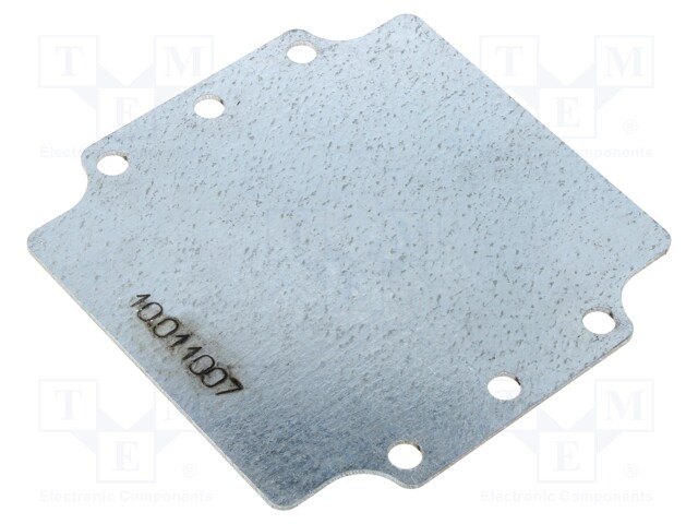 Mounting plate; steel