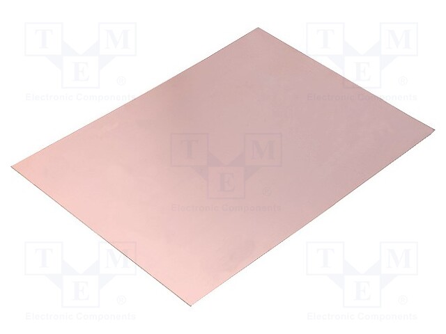 Laminate; FR4; 1.2mm; L: 297mm; W: 210mm; Coating: copper