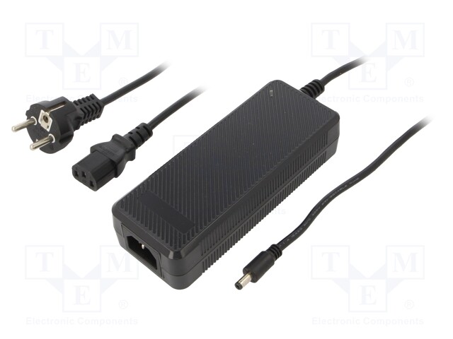 Power supply: switched-mode; 12VDC; 7.5A; Out: 5,5/2,1; 90W; 0÷40°C