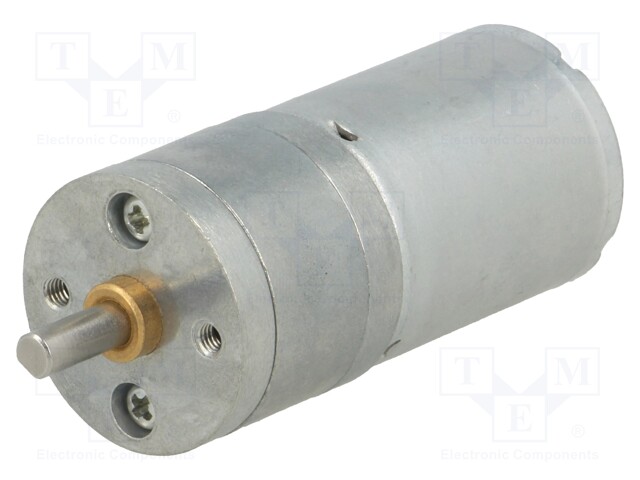 Motor: DC; with gearbox; LP; 12VDC; 1.1A; Shaft: D spring; 150rpm