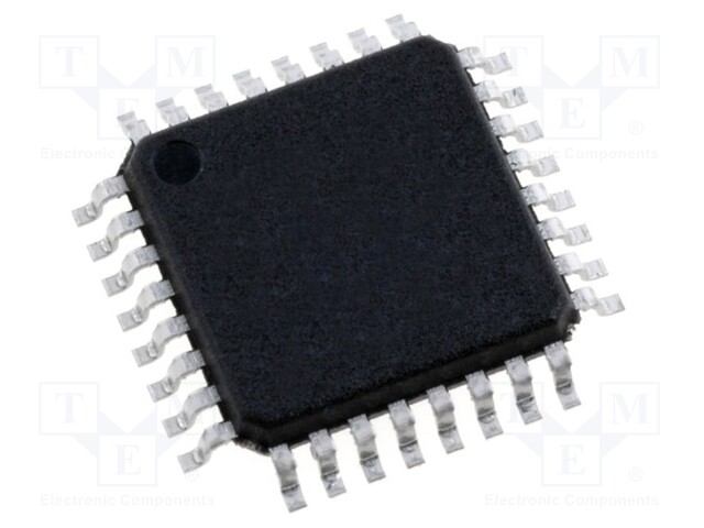 STM8 microcontroller; Flash: 64kB; EEPROM: 2048B; 24MHz; LQFP32