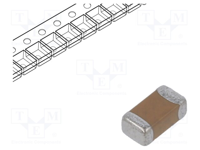 Capacitor: ceramic; MLCC; 1nF; 630V; X7R; ±10%; SMD; 1206