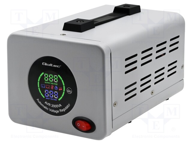 Power supply: switched-mode stabiliser; 260x180x150mm; 2kVA