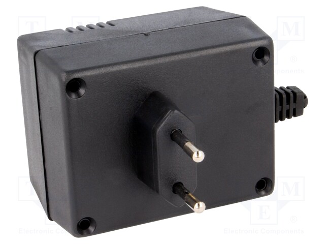 Enclosure: for power supplies; X: 55mm; Y: 82mm; Z: 64mm; black