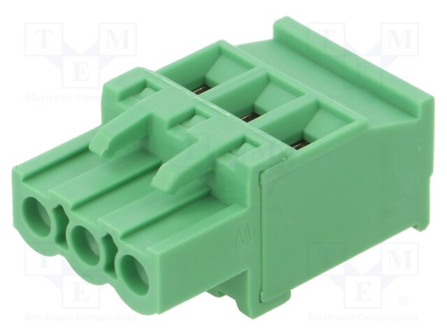 Pluggable terminal block; 7.62mm; ways: 4; straight; socket; male