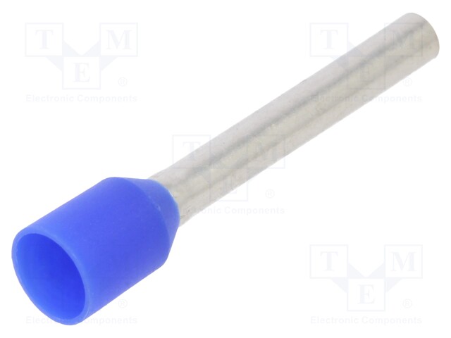 Tip: bootlace ferrule; insulated; 2.5mm2; 18mm; tinned; crimped