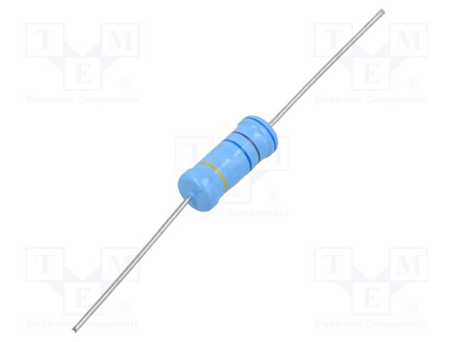 Through Hole Resistor, 68 Mohm, VR68 Series, 1 W, ± 5%, Axial Leaded, 10 kV