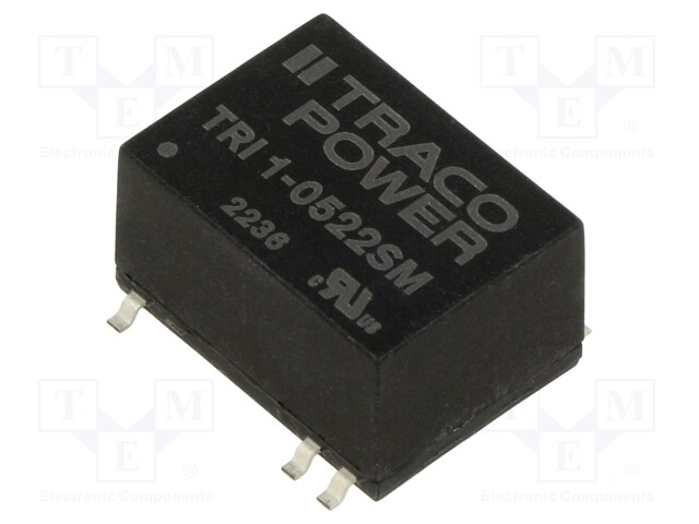 Converter: DC/DC; 1W; Uin: 4.5÷5.5V; Uout: 12VDC; Uout2: -12VDC; 4.1g