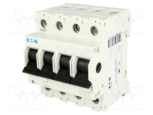 Switch-disconnector; Poles: 4; DIN; 40A; 240VAC; IS; IP40; 2.5÷50mm2