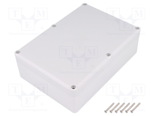 Enclosure: multipurpose; X: 126mm; Y: 176mm; Z: 55mm; polystyrene