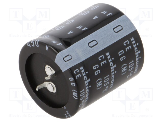 Capacitor: electrolytic; SNAP-IN; 470uF; 450VDC; Ø35x40mm; ±20%