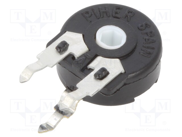 Potentiometer: mounting; single turn,vertical; 50kΩ; 150mW; ±10%