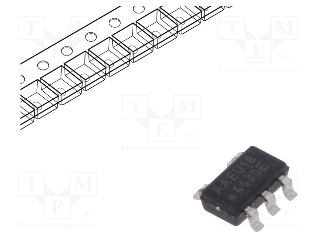 EEPROM memory; I2C; 128x8bit; 1.7÷5.5V; 1MHz; SOT23-5; serial