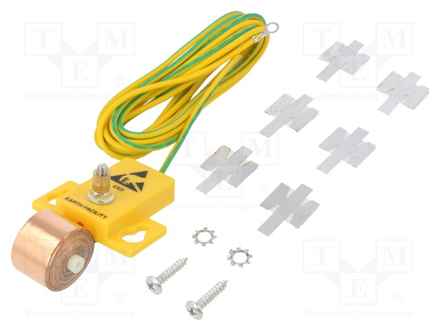 Grounding of cable systems; 1MΩ; 2m