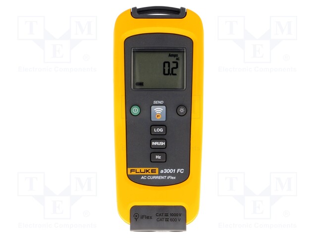 AC digital clamp meter; Øcable: 254mm; LCD 3,5 digit; 0.1A; IP42