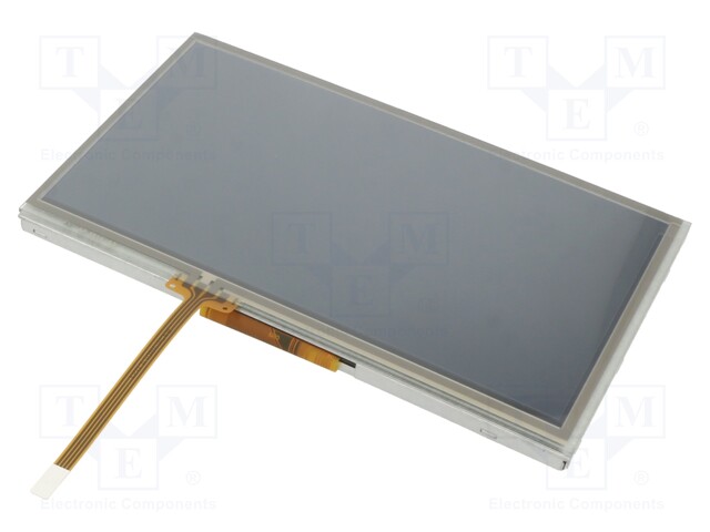 Display: TFT; 7"; 800x480; Illumin: LED; Dim: 165x100x7.2mm; RGB