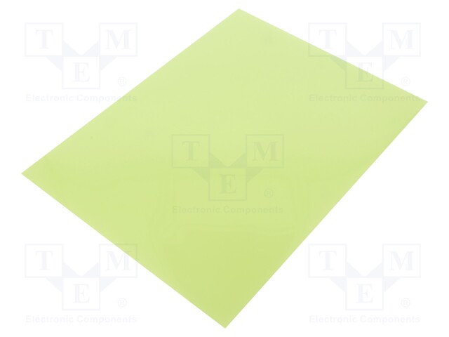 Wipe: micro abrasives material; sheet; 1um; Colour: green