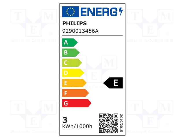 LED lamp; warm white; E27; 230VAC; 250lm; 2.2W; 2700K; CRImin: 80