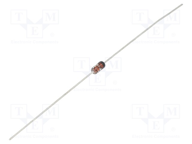 Diode: Zener; 0.5W; 6.2V; 5mA; reel,tape; DO35; single diode