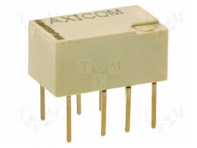 Relay: electromagnetic; DPDT; Ucoil: 5VDC; 0.5A/125VAC; 2A/30VDC